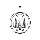 Livex Lighting 40919-91 Arabella 12-Lights 720W Brushed Nickel Chandelier