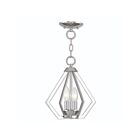 Livex Lighting 40922-05 Prism 2-Lights 120W Polished Chrome Convertible Semi Flush Mount or Pendant