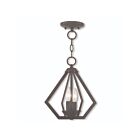 Livex Lighting 40922-07 Prism 2-Lights 120W Bronze Convertible Semi Flush Mount or Pendant