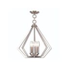 Livex Lighting 40925-92 Prism 5-Lights 300W English Bronze with Antique Brass Finish Accents Chandelier