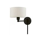 Livex Lighting Swing 40940-04 60W 1-Light Black Wall Sconce