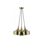 Livex Lighting 40993-01 Waldorf 3-Lights 180W Antique Brass Pendant