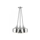 Livex Lighting 41083-66 Waldorf 3-Lights 180W Brushed Aluminum Pendant