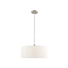 Livex Lighting 41090-91 Meridian 1-Light 100W Brushed Nickel Pendant