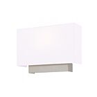 Livex Lighting Meridian 41093-91 40W 1-Light Brushed Nickel Wall Sconce