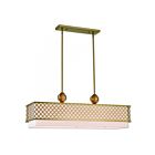 Livex Lighting 41106-33 Arabesque 9-Lights 510W Soft Gold Chandelier