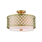 Livex Lighting Arabesque 41108-33 3-Lights 120W Ceiling Mount