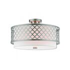 Livex Lighting Arabesque 41109-91 3-Lights 180W Ceiling Mount