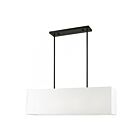 Livex Lighting 41155-12 Summit 4-Lights 160W Satin Brass Chandelier
