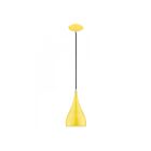 Livex Lighting 41171-82 Amador 1-Light 60W Shiny Yellow with Polished Chrome Accents Pendant