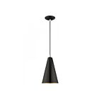 Livex Lighting 41175-68 Pendants 1-Light 60W Shiny Black Pendant