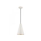 Livex Lighting 41175-69 Pendants 1-Light 60W Shiny White Pendant