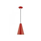Livex Lighting 41175-72 Pendants 1-Light 60W Shiny Red Pendant