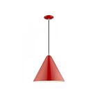 Livex Lighting 41176-72 Pendants 1-Light 60W Shiny Red Pendant