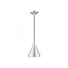 Livex Lighting 41177-66 Pendants 1-Light 60W Brushed Aluminum Pendant