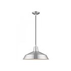 Livex Lighting 41183-66 Pendants 1-Light 60W Brushed Aluminum Pendant
