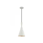 Livex Lighting 41185-03 Pendants 1-Light 60W White Pendant