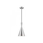 Livex Lighting 41185-66 Pendants 1-Light 60W Brushed Aluminum Pendant