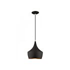 Livex Lighting 41186-04 Pendants 1-Light 60W Black Pendant