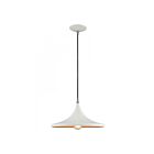 Livex Lighting 41187-03 Pendants 1-Light 60W White Pendant