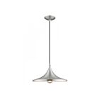 Livex Lighting 41187-66 Pendants 1-Light 60W Brushed Aluminum Pendant