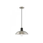 Livex Lighting 41193-91 Pendants 1-Light 60W Brushed Nickel Pendant
