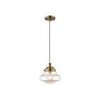 Livex Lighting 41223-01 Pendants 1-Light 60W Antique Brass Pendant