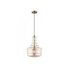Livex Lighting 41225-01 Pendants 1-Light 60W Antique Brass Pendant