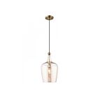 Livex Lighting 41226-01 Pendants 1-Light 60W Antique Brass Pendant