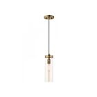 Livex Lighting 41227-01 Pendants 1-Light 60W Antique Brass Pendant