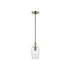Livex Lighting 41240-01 Avery 1-Light 60W Antique Brass Pendant