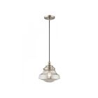 Livex Lighting 41242-91 Pendants 1-Light 60W Brushed Nickel Pendant