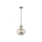 Livex Lighting 41243-91 Pendants 1-Light 60W Brushed Nickel Pendant