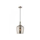 Livex Lighting 41244-91 Pendants 1-Light 60W Brushed Nickel Pendant
