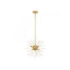 Livex Lighting 41254-12 Utopia 6-Lights 360W Satin Brass Pendant