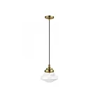 Livex Lighting 41293-01 Avondale 1-Light 60W Antique Brass Pendant