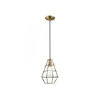 Livex Lighting 41322-01 Bedford 1-Light 60W Antique Brass Pendant