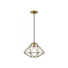 Livex Lighting 41323-01 Knox 1-Light 60W Antique Brass Pendant