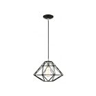 Livex Lighting 41323-04 Knox 1-Light 60W Black Pendant