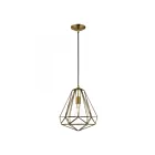 Livex Lighting 41324-01 Knox 1-Light 60W Antique Brass Pendant