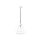 Livex Lighting 41324-69 Knox 1-Light 60W Shiny White Pendant