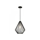 Livex Lighting 41325-04 Linz 1-Light 60W Black Pendant