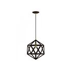 Livex Lighting 41328-07 Ashland 1-Light 60W Bronze with Antique Brass Accents Pendant