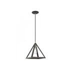 Livex Lighting 41329-76 Pinnacle 1-Light 60W Scandinavian Gray Pendant