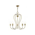 Livex Lighting 41365-01 Lucerne 5-Lights 300W Antique Brass Chandelier