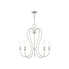 Livex Lighting 41365-91 Lucerne 5-Lights 300W Brushed Nickel Chandelier
