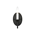 Livex Lighting Home 4151-04 60W 1-Light Black Wall Sconce