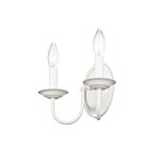 Livex Lighting Home 4152-03 120W 2-Lights White Wall Sconce
