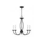 Livex Lighting 4155-07 Basics 5-Lights 300W Bronze Chandelier