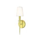 Livex Lighting Witten 41692-02 60W 1-Light Polished Brass Wall Sconce